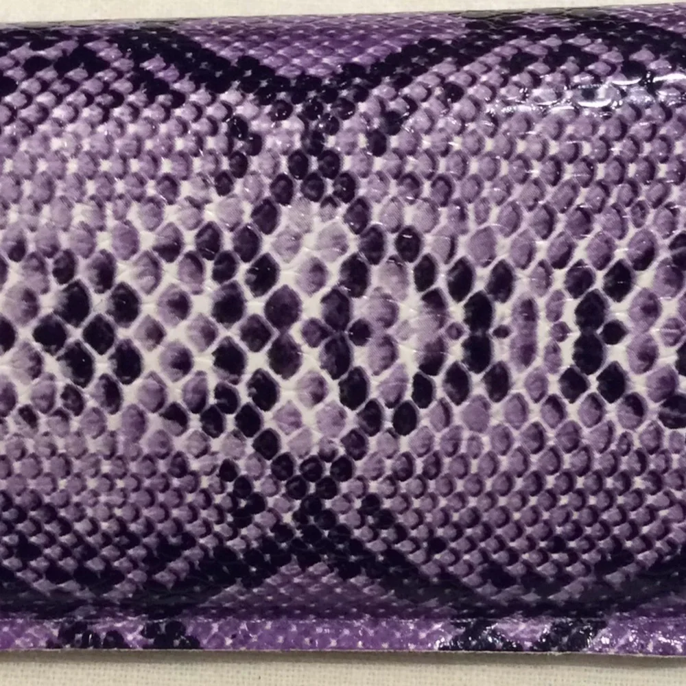Purple Snake Print Reading Glasses & Case